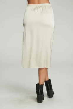 Women Chaser Brand Side Slit Midi Skirt