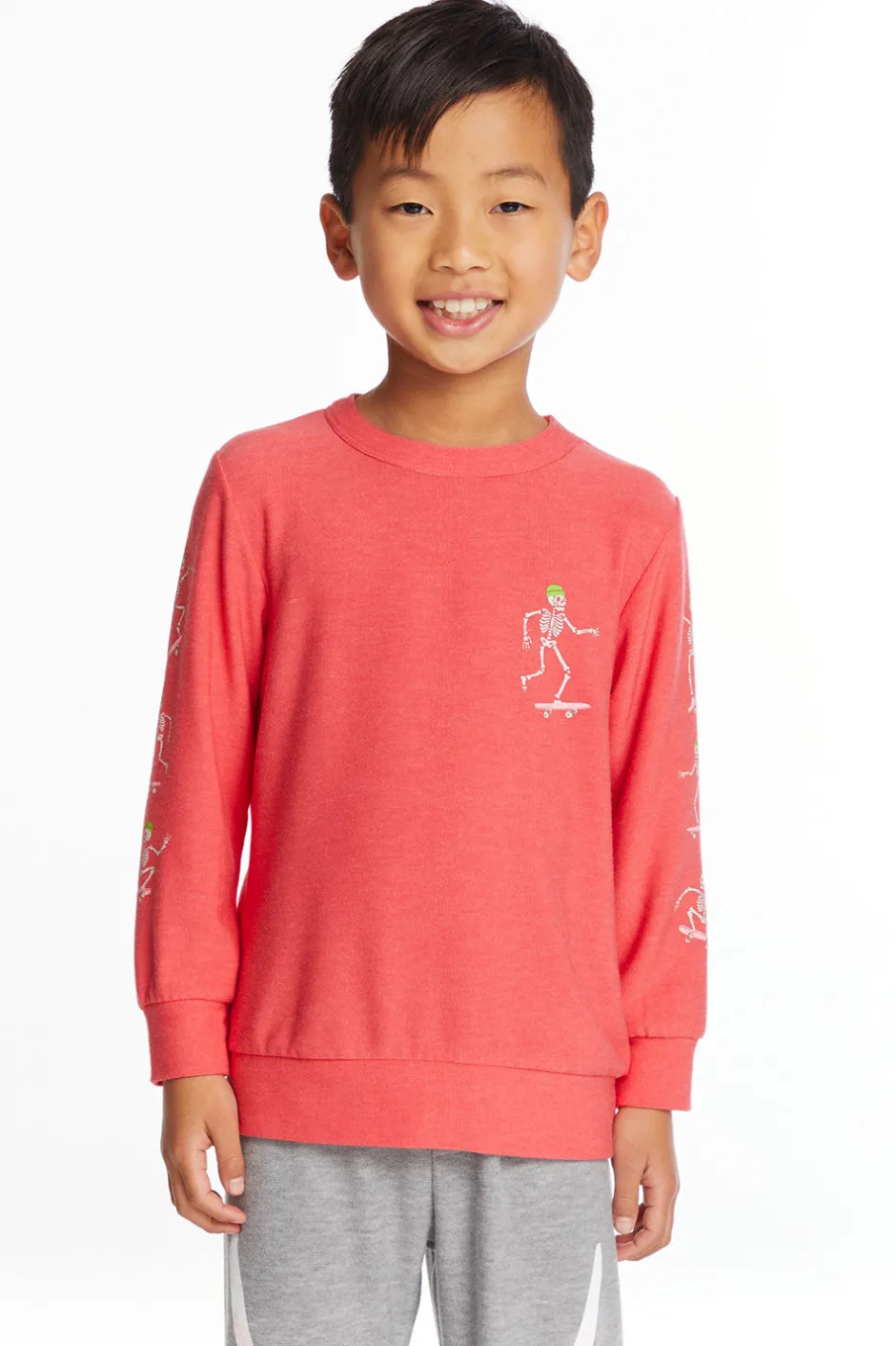 Kids/BOY Chaser Brand Skeleton Skater Boys Long Sleeve