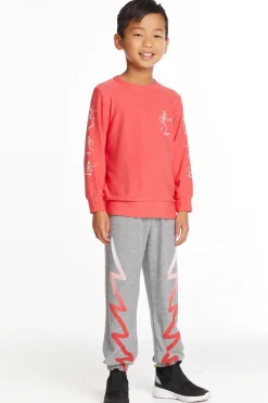 Kids/BOY Chaser Brand Skeleton Skater Boys Long Sleeve