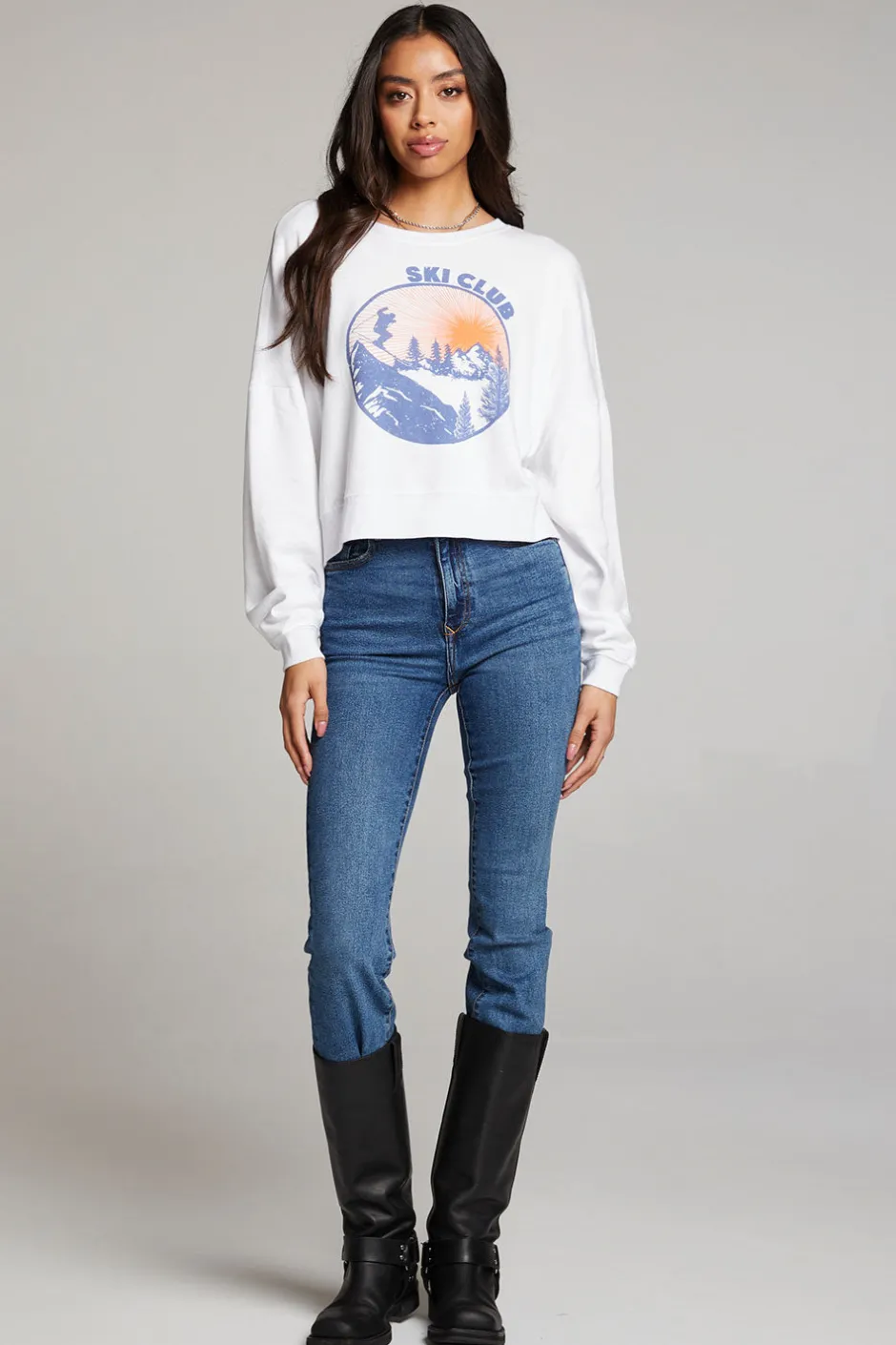 Women Chaser Brand Ski Club Long Sleeve