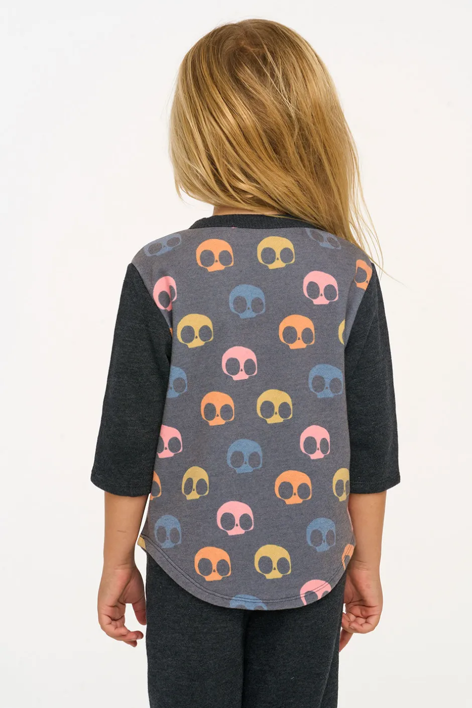 Kids/BOY Chaser Brand Skull Candy Henley Tee