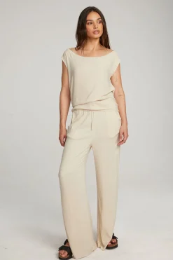 Women Chaser Brand Sleeveless Bark Dolman Tee