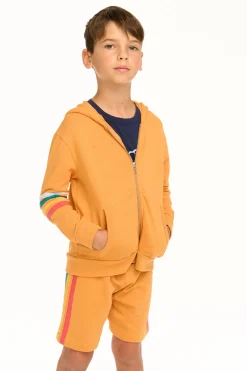 Kids/BOY Chaser Brand Socal Stripe Zip-Up Hoodie