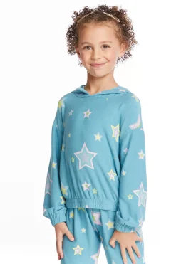 Kids Chaser Brand Star Child Girls Pullover Hoodie