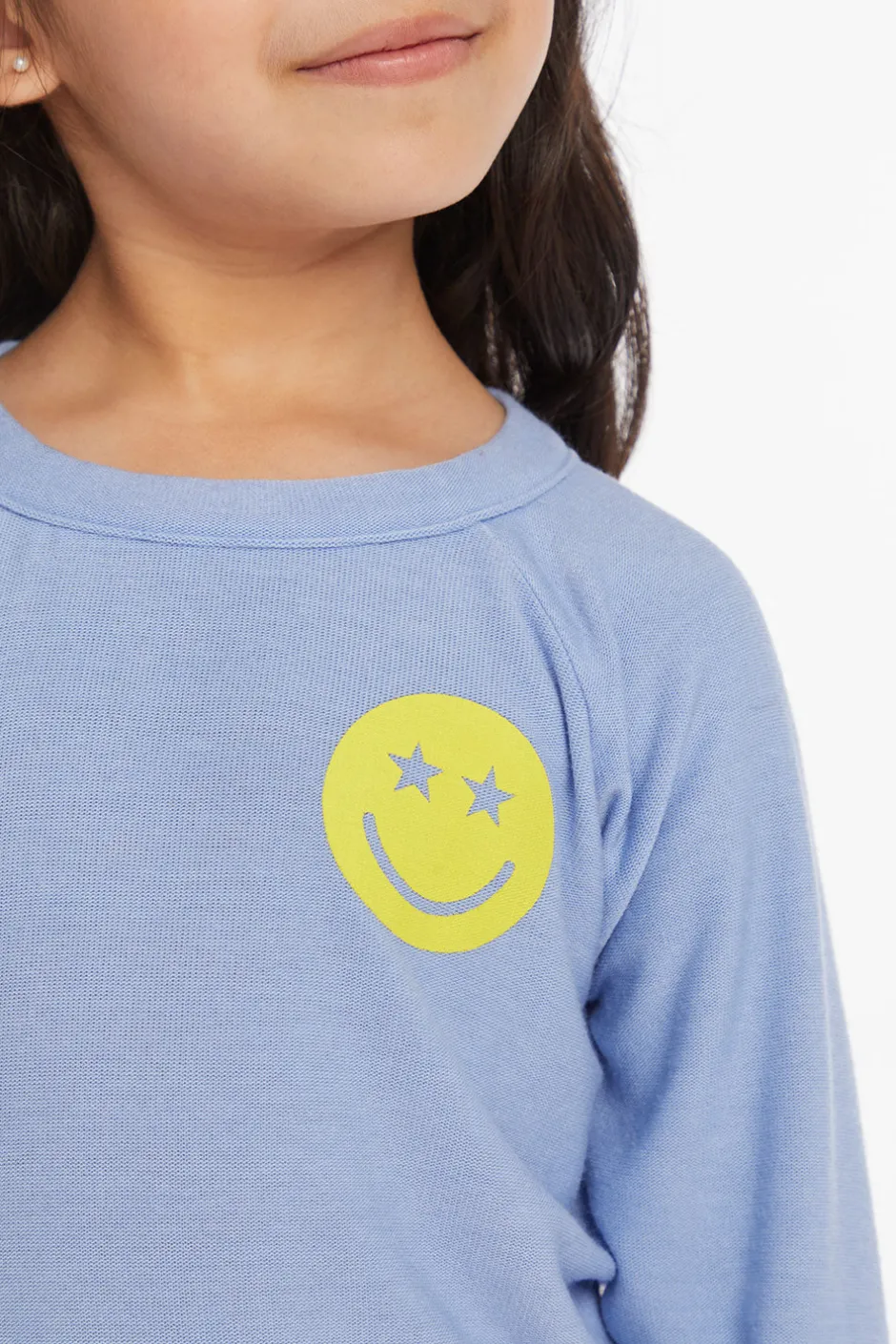 Kids Chaser Brand Stars Smiley Cozy Knit Girls Pullover
