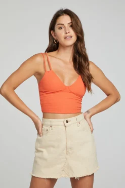 Women Chaser Brand Strand Crop Top - Tigerlily