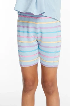 Kids Chaser Brand Sun Lovin' Stripe Girls Shorts