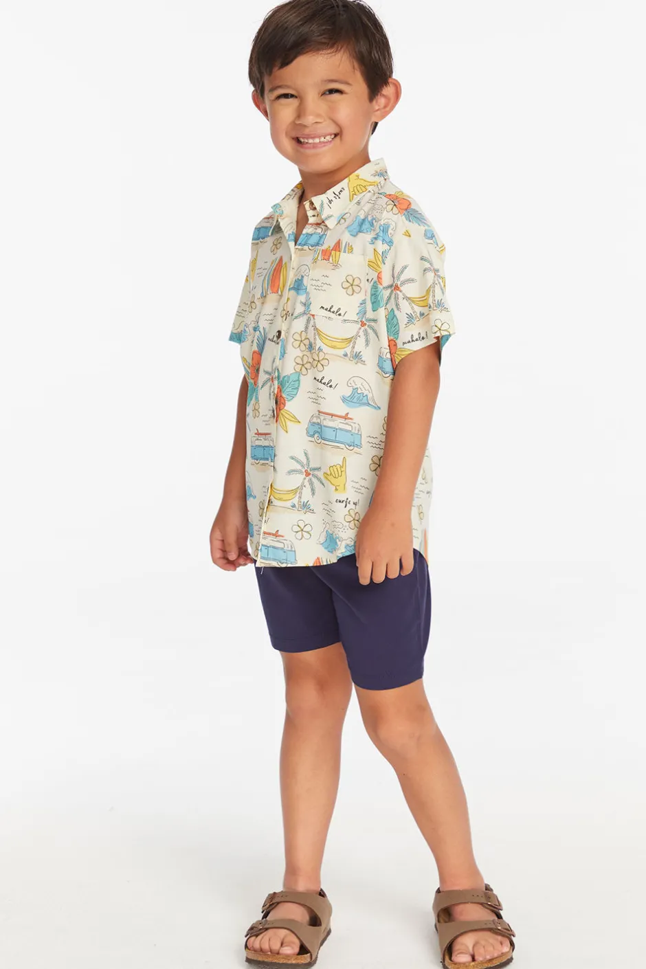 Kids/BOY Chaser Brand Surf's Up Boys Button Down Tee