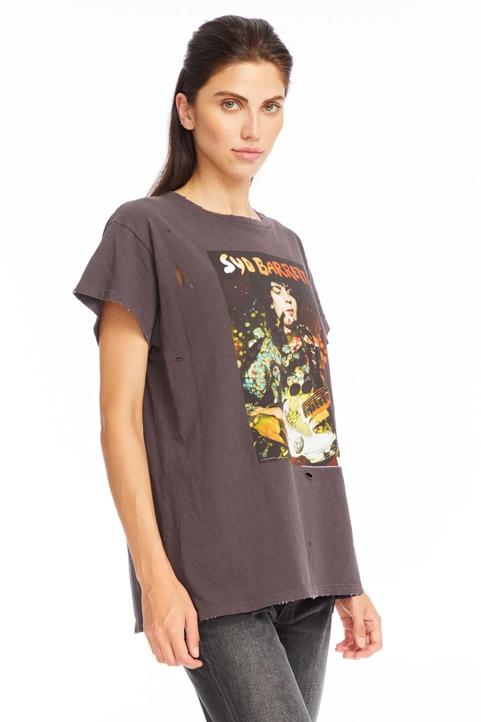 Women Chaser Brand Syd Barrett - "Syd Psychedelic" Distressed Crew Neck