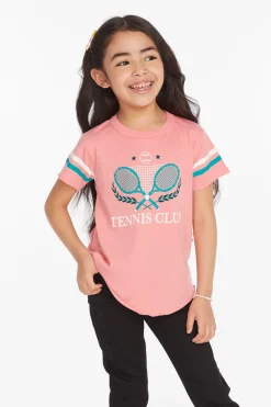 Kids Chaser Brand Tennis Club Girls Tee