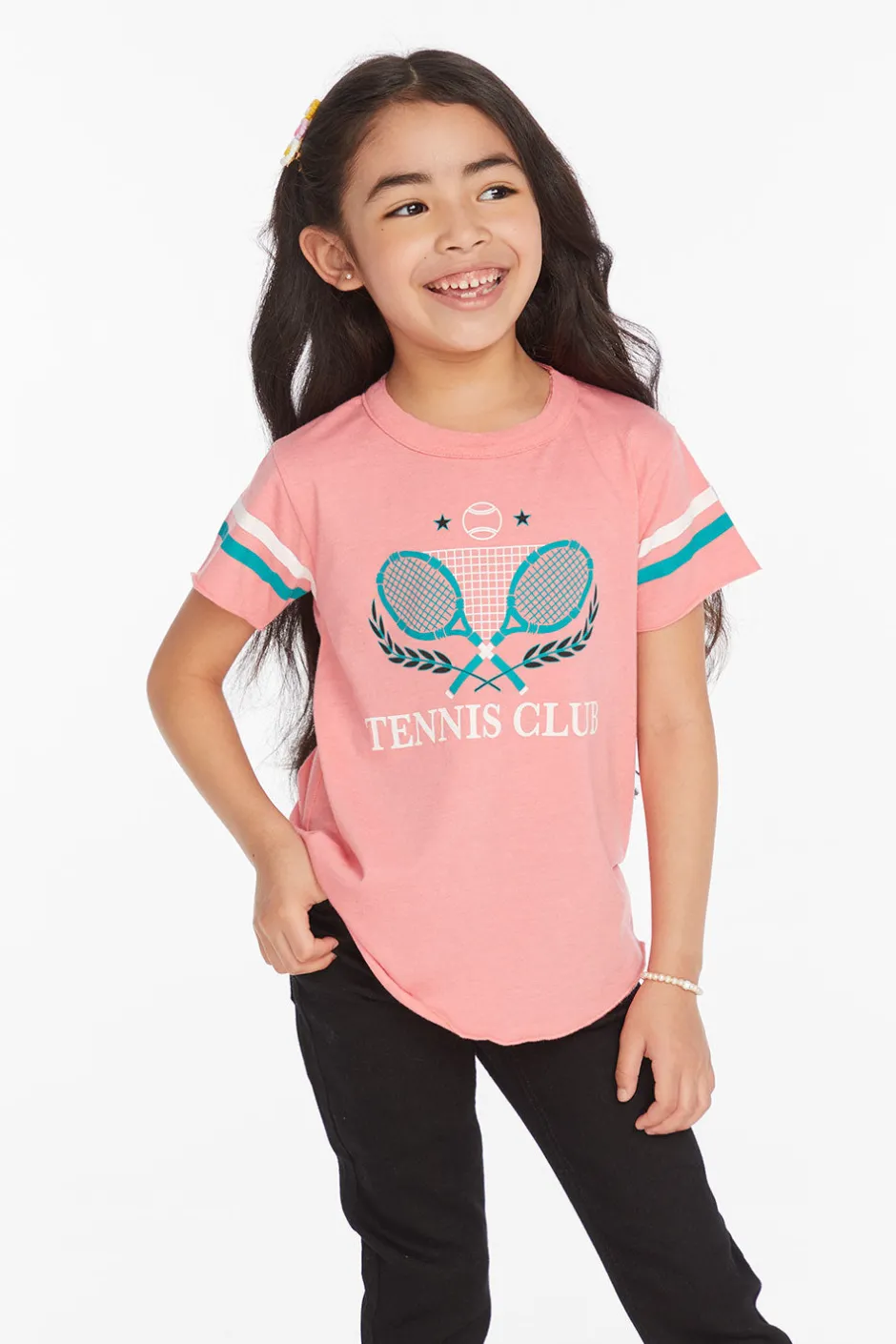 Kids Chaser Brand Tennis Club Girls Tee