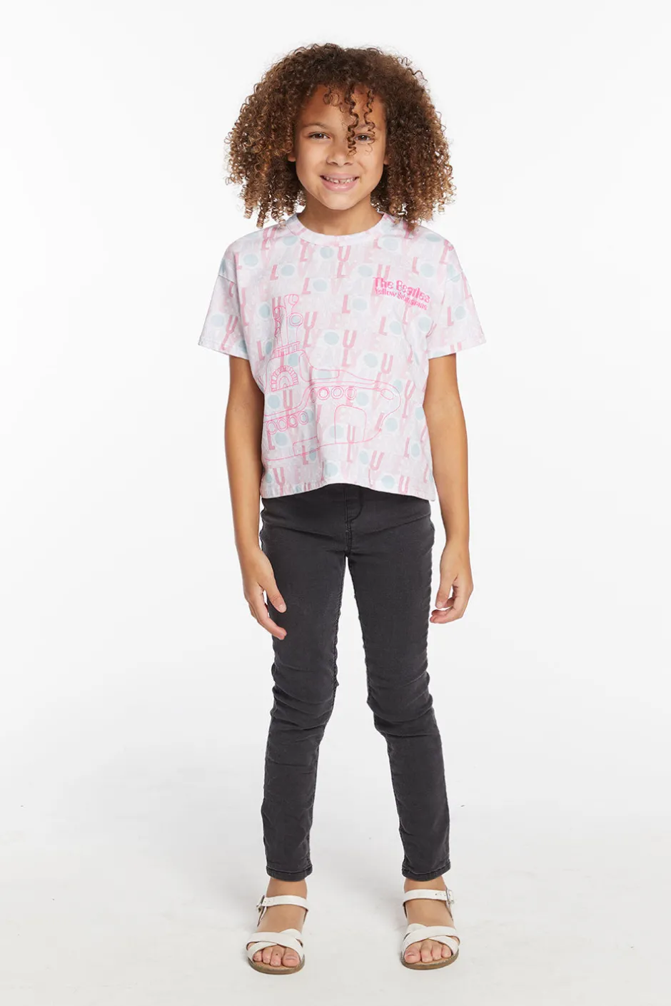 Women/Kids Chaser Brand The Beatles All You Need Is Love Girls Tee