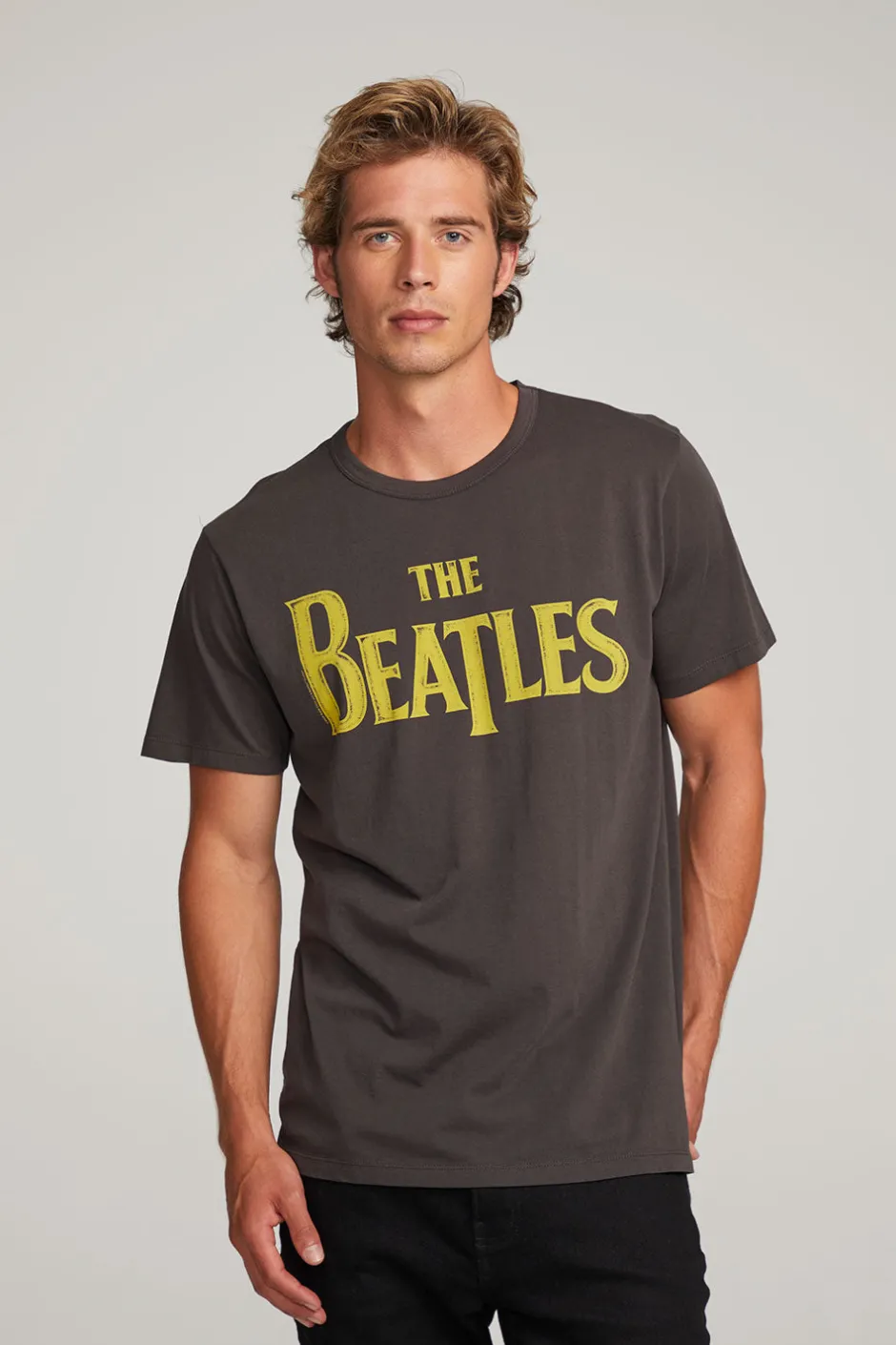 Women Chaser Brand The Beatles Classic Logo Mens Tee