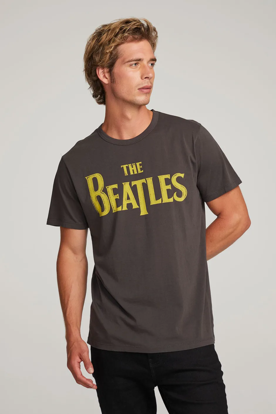 Women Chaser Brand The Beatles Classic Logo Mens Tee
