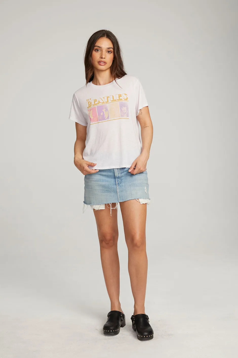 Women Chaser Brand The Beatles Retro Beatles Tee