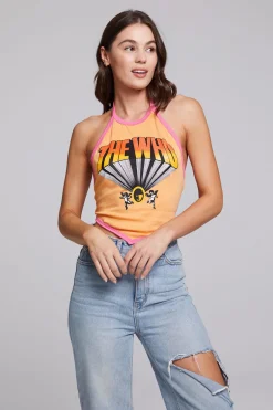Women Chaser Brand The Who Keith Moon Wallflower Halter Top