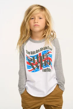 Women/Kids/BOY Chaser Brand The Who The Kids Are Alright Tour Baseball Tee
