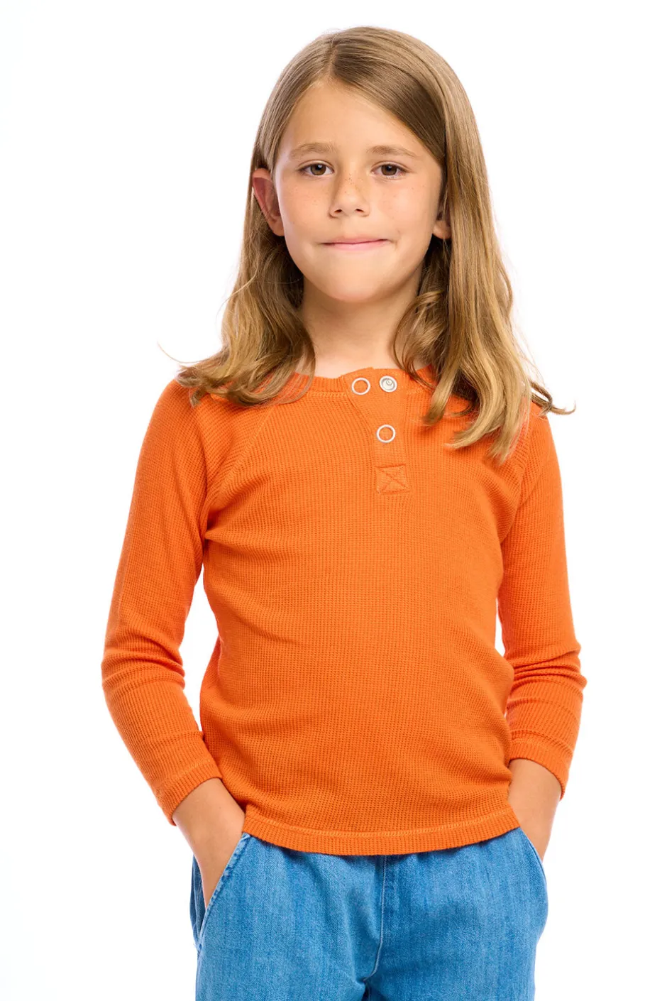 Kids/BOY Chaser Brand Thermal Long Sleeve Raglan Henley