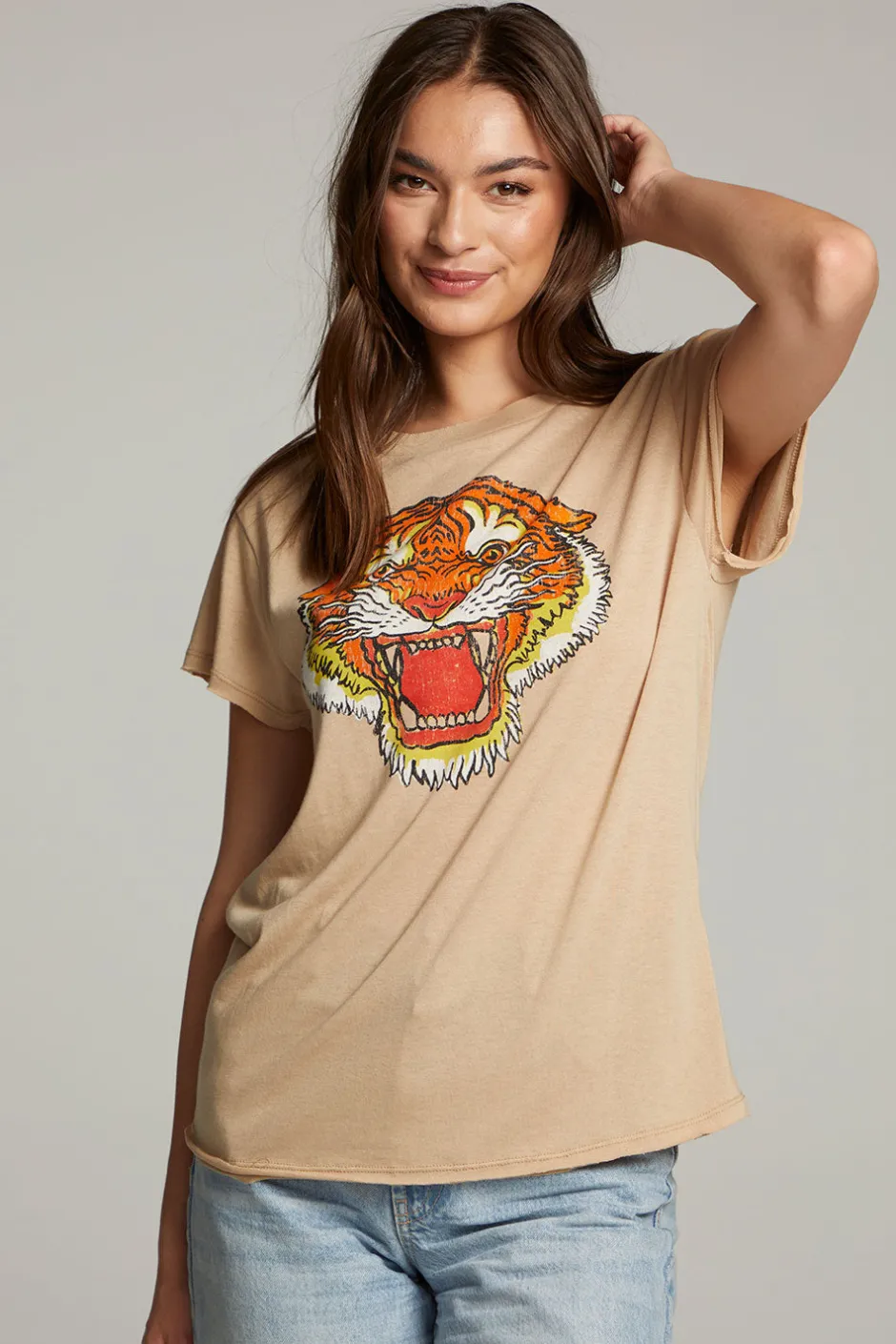 Women Chaser Brand Tiger Tee