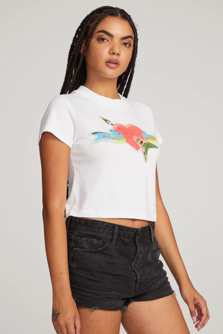 Women Chaser Brand Tom Petty Classic Logo Tee