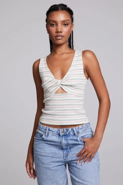Women Chaser Brand Tramonti Como Stripe Tank Top