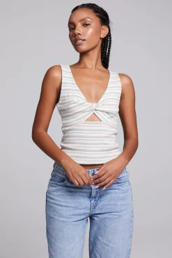 Women Chaser Brand Tramonti Como Stripe Tank Top