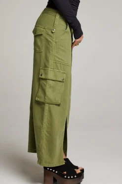 Women Chaser Brand Tri Sphagnum Maxi Skirt