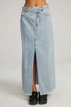 Women Chaser Brand Trinidad Classic Blue Maxi Skirt