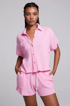 Women Chaser Brand Valentina Rosewater Button Down