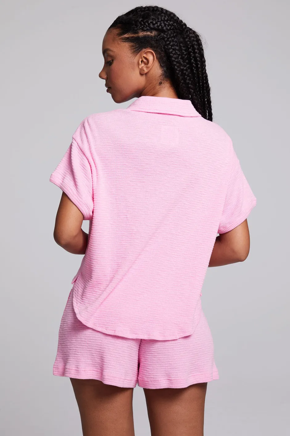 Women Chaser Brand Valentina Rosewater Button Down