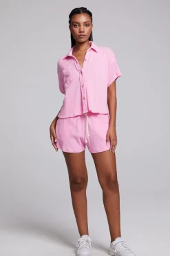 Women Chaser Brand Valentina Rosewater Button Down
