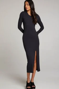 Women Chaser Brand Vedaa Licorice Midi Dress