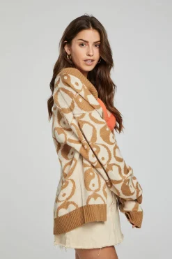 Women Chaser Brand Vibe Cardigan - Latte