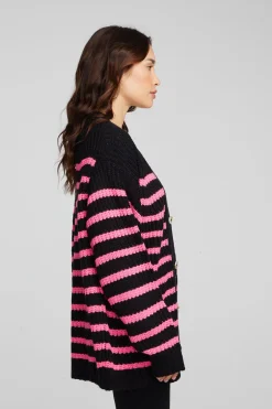 Women Chaser Brand Vibe Melrose Stripe Cardigan