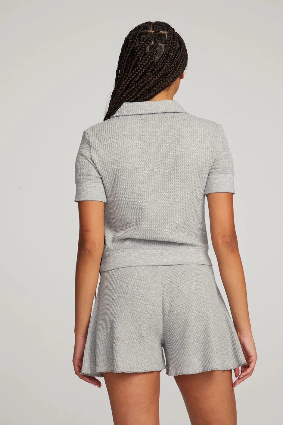 Women Chaser Brand Victoria Grey Marl Pullover