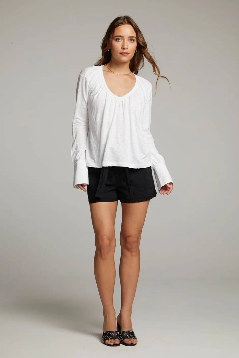 Women Chaser Brand Warren White Blouse