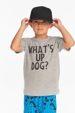 Kids/BOY Chaser Brand What's Up Dog Boys Crew Neck Tee