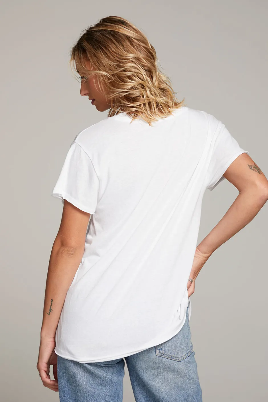 Women Chaser Brand Woodstock Peace Love Music Tee