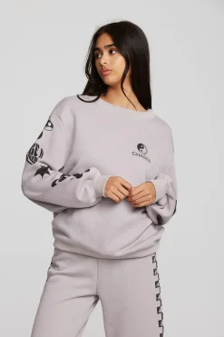 Women Chaser Brand World Icons Pullover