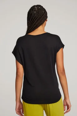 Women Chaser Brand Wylie Licorice Tee