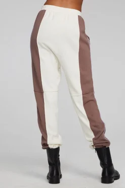 Women Chaser Brand Yale Deep Taupe And Almond Jogger