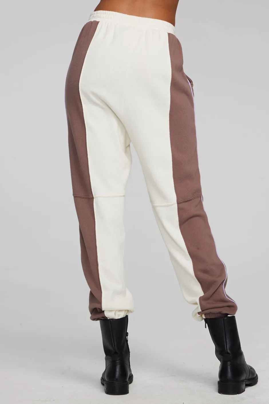 Women Chaser Brand Yale Deep Taupe And Almond Jogger