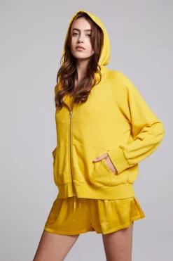 Women Chaser Brand Yaro Mimosa Zip Up Sweatshirt