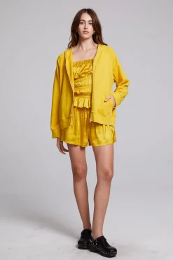 Women Chaser Brand Yaro Mimosa Zip Up Sweatshirt