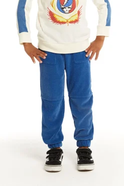 Kids/BOY Chaser Brand Zipper Leg Peacock Blue Jogger