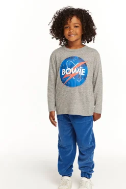 Kids/BOY Chaser Brand Zipper Leg Peacock Blue Jogger